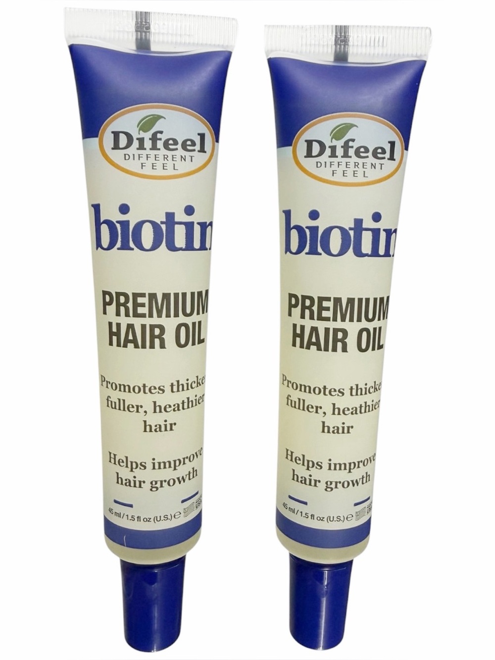{Set of 2} DIFEEL Biotin Premium Hair Oil ~ Promotes Hair Growth ~ New